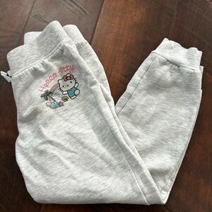 Hello Kitty Light Gray Kids Sweatpants